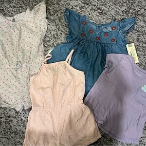 Assorted Baby Rompers and Dress Set